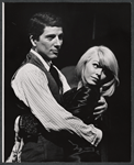 Bert Convy and Jill Haworth in the stage production Cabaret