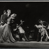 Jack Gilford, Lotte Lenya [left] and ensemble in the stage production Cabaret