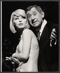 Jill Haworth and Jack Gilford in the stage production Cabaret