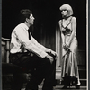 Bert Convy and Jill Haworth in the stage production Cabaret