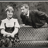 Lotte Lenya and Jack Gilford in the stage production Cabaret