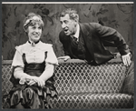 Lotte Lenya and Jack Gilford in the stage production Cabaret