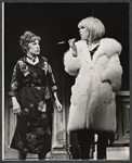 Lotte Lenya and Jill Haworth in the stage production Cabaret