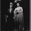 Joel Grey and unidentified in the stage production Cabaret