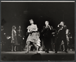 Peg Murray [center] and ensemble in the stage production Cabaret