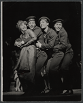 Lotte Lenya and ensemble in the stage production Cabaret