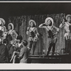 Jill Haworth and ensemble in the stage production Cabaret