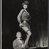 Jill Haworth and unidentified in the stage production Cabaret