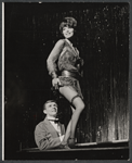 Jill Haworth and unidentified in the stage production Cabaret