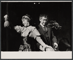 Lotte Lenya and Jack Gilford in the stage production Cabaret