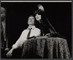 Bert Convy and Jill Haworth in the stage production Cabaret