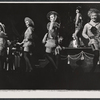 Jill Haworth [back] and ensemble in the stage production Cabaret