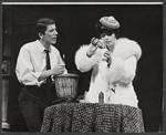 Bert Convy and Jill Haworth in the stage production Cabaret