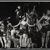 Joel Grey and ensemble in the stage production Cabaret