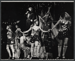 Joel Grey and ensemble in the stage production Cabaret