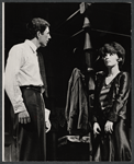 Bert Convy and Jill Haworth in the stage production Cabaret