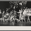 Joel Grey and ensemble in the stage production Cabaret