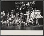 Joel Grey and ensemble in the stage production Cabaret