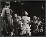 Peg Murray [center] and ensemble in the stage production Cabaret
