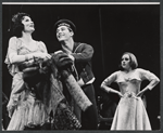 Peg Murray [center] and ensemble in the stage production Cabaret