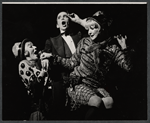 Joel Grey (center) and unidentified cast members in the stage production Cabaret