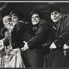 Lotte Lenya [left] and ensemble in the stage production Cabaret