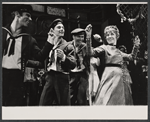 Lotte Lenya [right] and ensemble in the stage production Cabaret