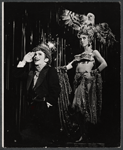 Joel Grey and unidentified in the stage production Cabaret