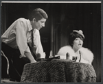 Bert Convy and Jill Haworth in the stage production Cabaret