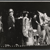 Joel Grey and ensemble in the stage production Cabaret