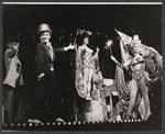 Joel Grey and ensemble in the stage production Cabaret