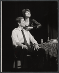 Bert Convy and Jill Haworth in the stage production Cabaret