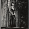 Jill Haworth and unidentified in the stage production Cabaret