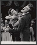 Bert Convy and George Reinholt in the stage production Cabaret