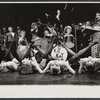 Martin Ross [center] and unidentified others in the stage production Cabaret