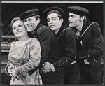 Despo [left] and unidentified others in the stage production Cabaret