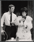 Jill Haworth and John Cunningham in the stage production Cabaret