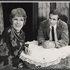 Lotte Lenya and Larry Kert in the stage production Cabaret