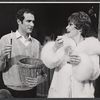 Larry Kert and Melissa Hart in the stage production Cabaret