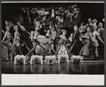 Martin Ross [center] and unidentified others in the stage production Cabaret