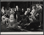 Lotte Lenya, George Voskovec and unidentified others in the stage production Cabaret