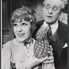 Lotte Lenya and George Voskovec in the stage production Cabaret