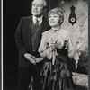 George Voskovec and Lotte Lenya in the stage production Cabaret