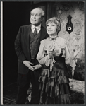 George Voskovec and Lotte Lenya in the stage production Cabaret