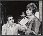 Larry Kert and Anita Gillette in the stage production Cabaret
