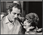 Larry Kert and Anita Gillette in the stage production Cabaret