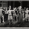 Anita Gillette, Alfred Toigo, George Voskovec, Susan Willis and unidentified others in the stage production Cabaret