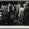 Susan Willis, George Voskovec [center] and unidentified others in the stage production Cabaret