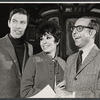 Gene Rupert, Melissa Hart and unidentified in rehearsal for the 1967 tour of the stage production Cabaret