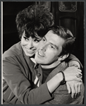 Melissa Hart and Gene Rupert in rehearsal for the 1967 tour of the stage production Cabaret